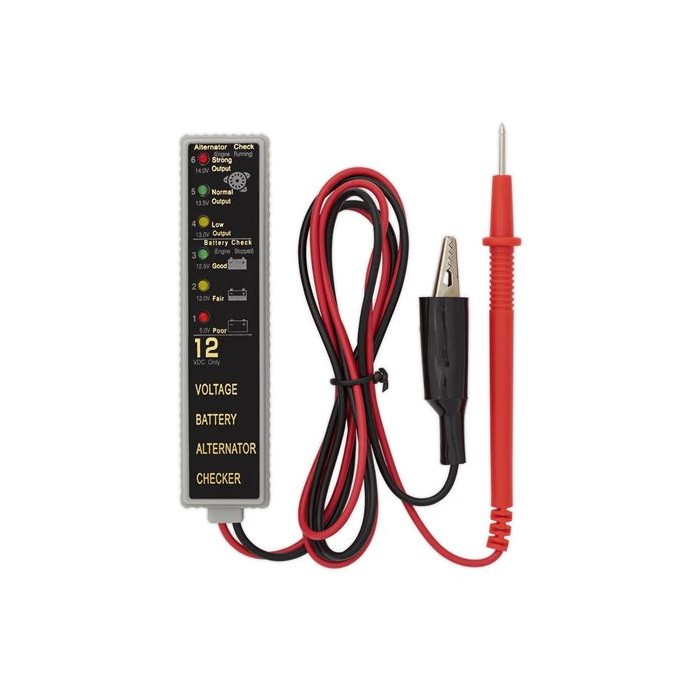 Testeur batterie et alternateur 12 V